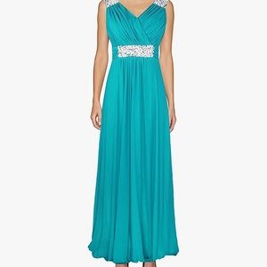 Turquoise bridesmaid dress